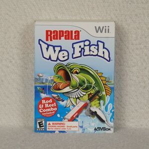 Rapala: We Fish Video Game with Rod & Reel Combo Nintendo Wii Activision Sealed